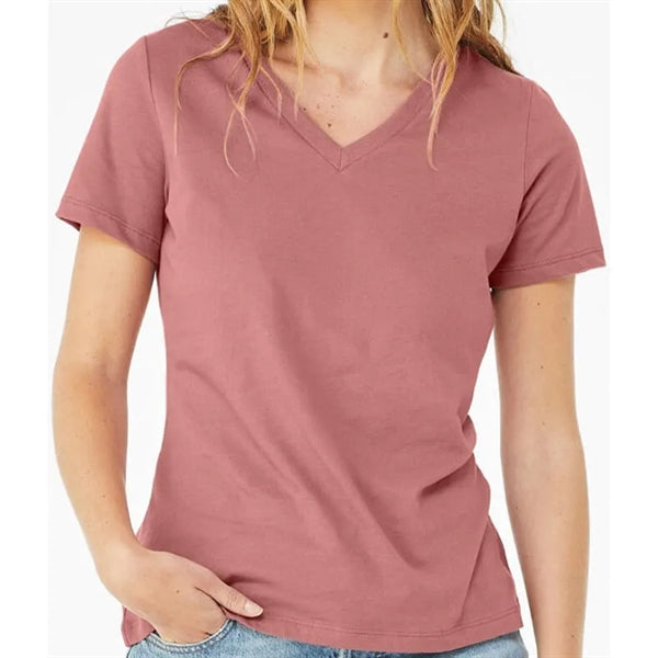 Bella Missys Relaxed Jersey Short-Sleeve V-Neck T-Shirt