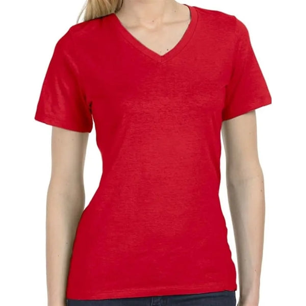 Bella Missys Relaxed Jersey Short-Sleeve V-Neck T-Shirt