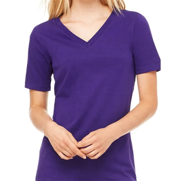 Bella Missys Relaxed Jersey Short-Sleeve V-Neck T-Shirt