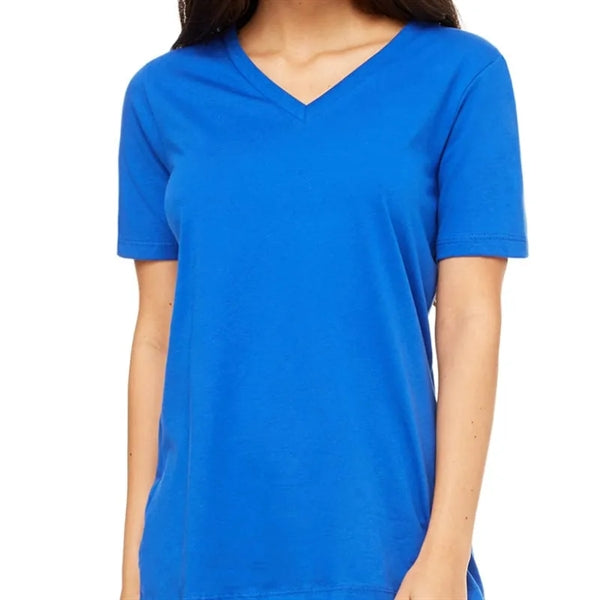 Bella Missys Relaxed Jersey Short-Sleeve V-Neck T-Shirt