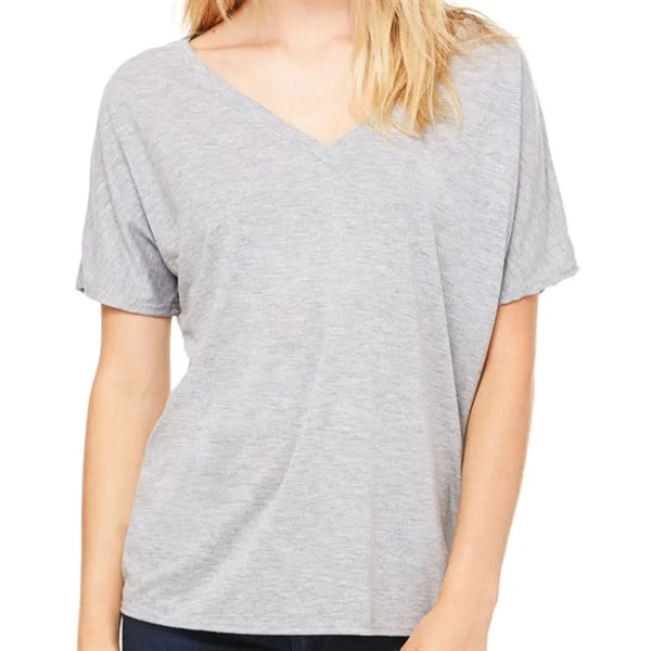 Bella Ladies Slouchy V-Neck T-Shirt