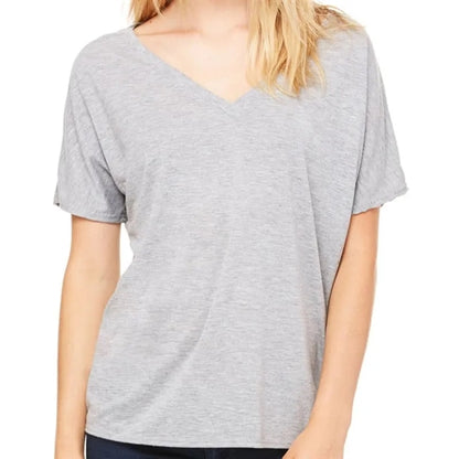 Bella Ladies Slouchy V-Neck T-Shirt