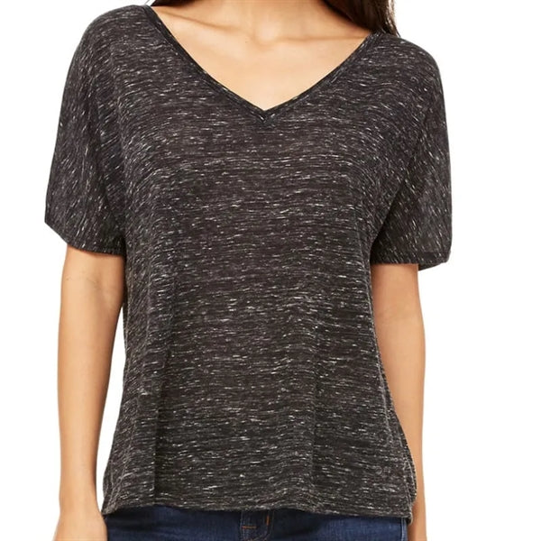 Bella Ladies Slouchy V-Neck T-Shirt