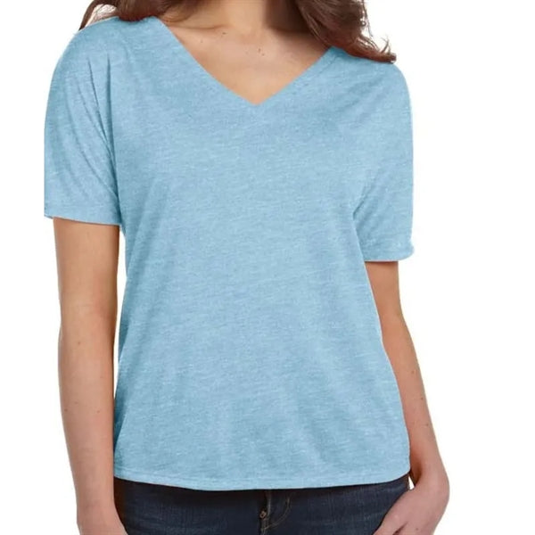 Bella Ladies Slouchy V-Neck T-Shirt