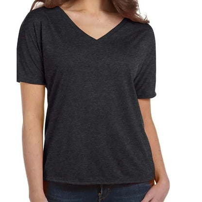 Bella Ladies Slouchy V-Neck T-Shirt