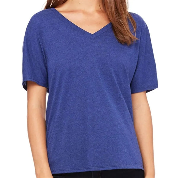 Bella Ladies Slouchy V-Neck T-Shirt