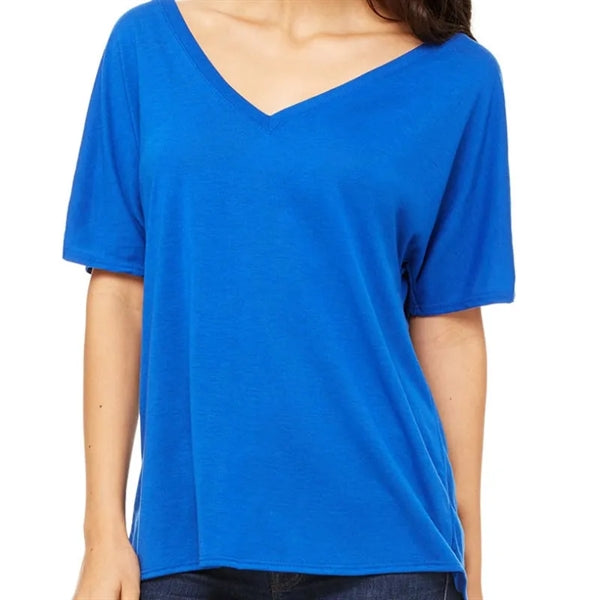 Bella Ladies Slouchy V-Neck T-Shirt
