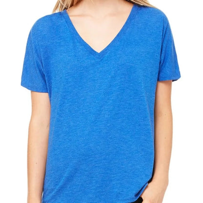Bella Ladies Slouchy V-Neck T-Shirt