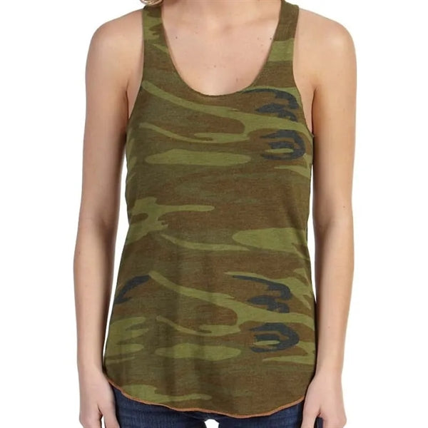 Alternative Ladies Meegs Printed Racer Tank