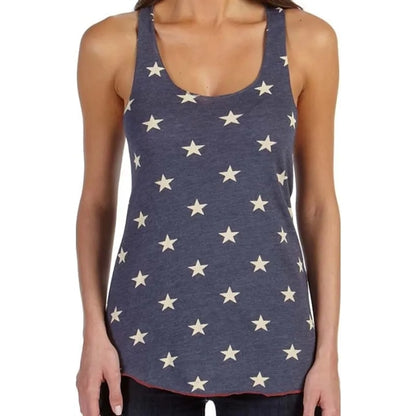 Alternative Ladies Meegs Printed Racer Tank