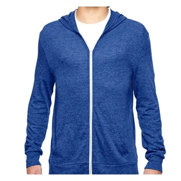 Alternative Mens Eco Long-Sleeve Zip Hoodie