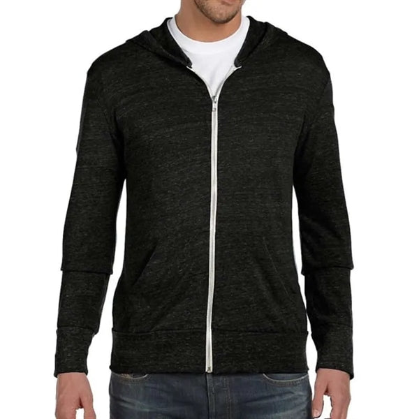 Alternative Mens Eco Long-Sleeve Zip Hoodie