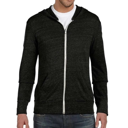 Alternative Mens Eco Long-Sleeve Zip Hoodie