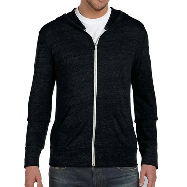 Alternative Mens Eco Long-Sleeve Zip Hoodie