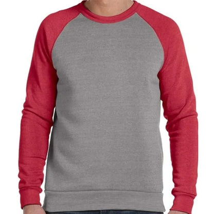 Alternative Mens Champ Colorblocked Fleece Crew