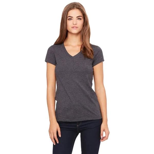 Bella Ladies Jersey Short-Sleeve V-Neck T-Shirt