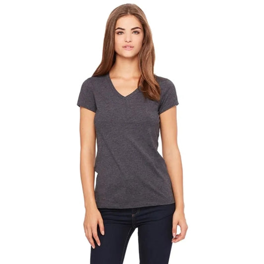 Bella Ladies Jersey Short-Sleeve V-Neck T-Shirt