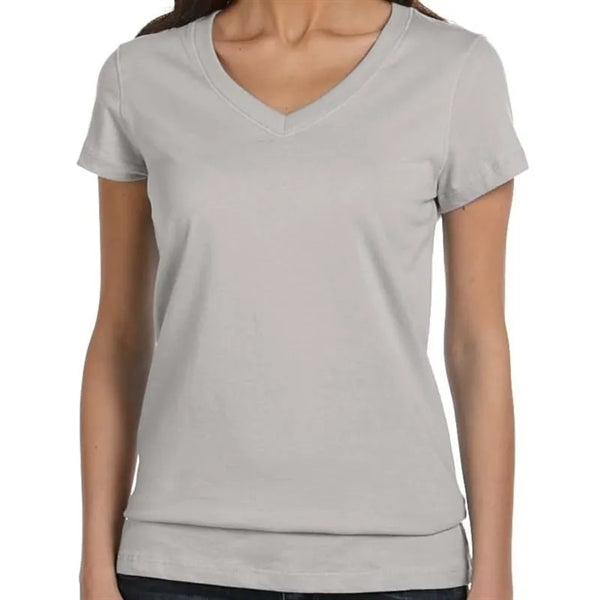 Bella Ladies Jersey Short-Sleeve V-Neck T-Shirt