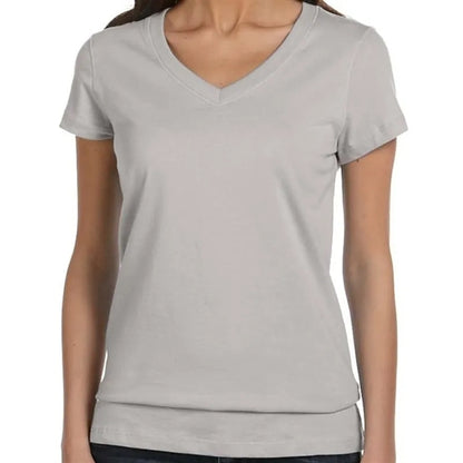 Bella Ladies Jersey Short-Sleeve V-Neck T-Shirt