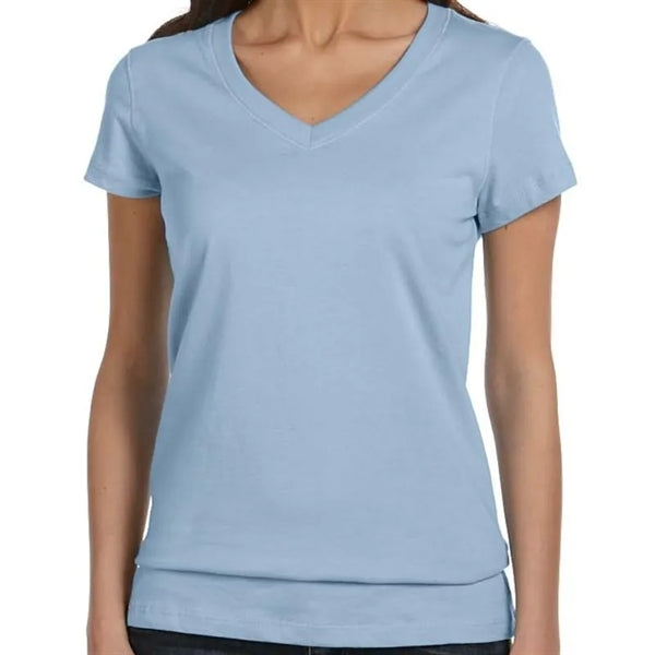 Bella Ladies Jersey Short-Sleeve V-Neck T-Shirt