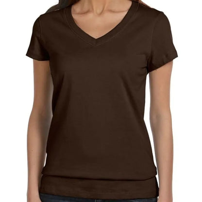 Bella Ladies Jersey Short-Sleeve V-Neck T-Shirt