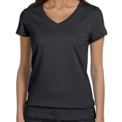Bella Ladies Jersey Short-Sleeve V-Neck T-Shirt