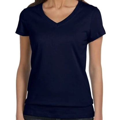 Bella Ladies Jersey Short-Sleeve V-Neck T-Shirt