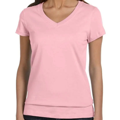Bella Ladies Jersey Short-Sleeve V-Neck T-Shirt