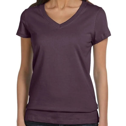 Bella Ladies Jersey Short-Sleeve V-Neck T-Shirt