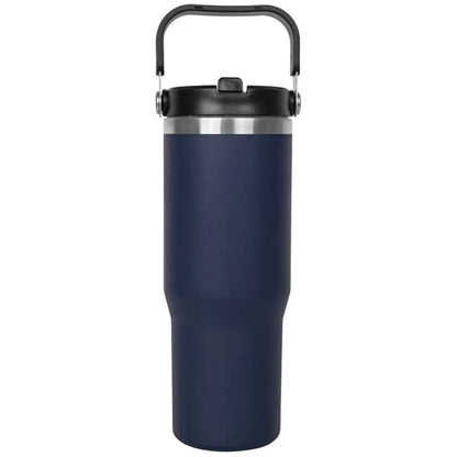 30oz. Stainless Steel Insulated Mug with Handle and Built-In
