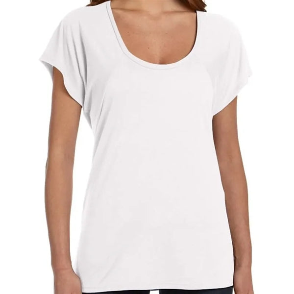 Bella Ladies Flowy Raglan T-Shirt