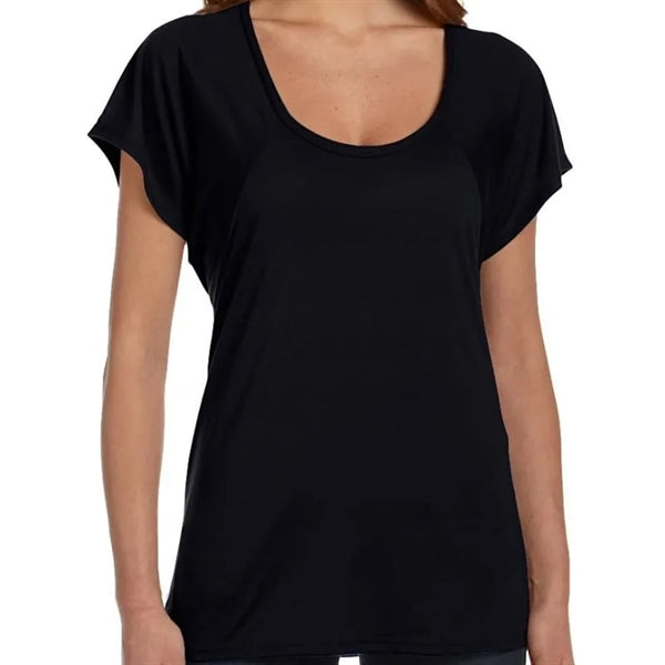 Bella Ladies Flowy Raglan T-Shirt