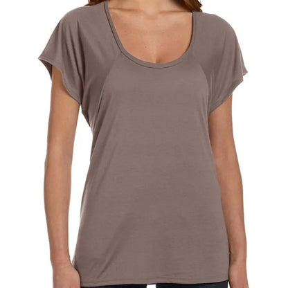 Bella Ladies Flowy Raglan T-Shirt