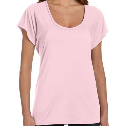Bella Ladies Flowy Raglan T-Shirt