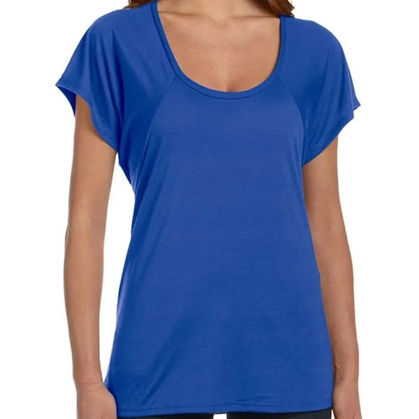 Bella Ladies Flowy Raglan T-Shirt