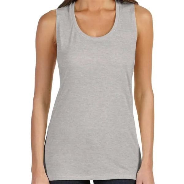 Bella Ladies Flowy Scoop Muscle Tank
