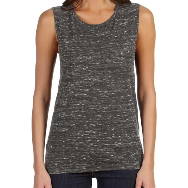 Bella Ladies Flowy Scoop Muscle Tank