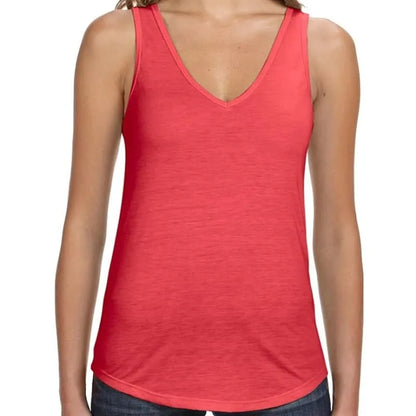 Bella Ladies Flowy V-Neck Tank