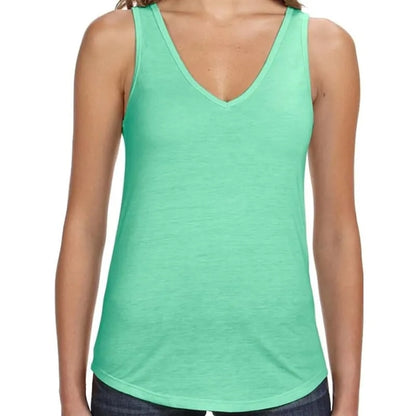 Bella Ladies Flowy V-Neck Tank