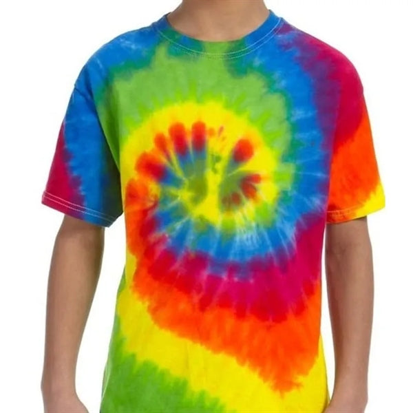 Tie-Dye Youth 5.4 Oz., 100% Cotton Tie-Dyed T-Shirt