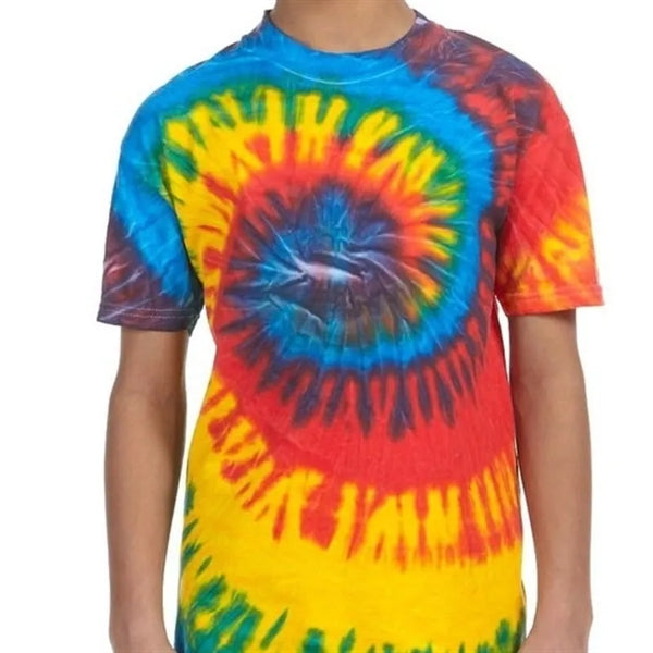 Tie-Dye Youth 5.4 Oz., 100% Cotton Tie-Dyed T-Shirt