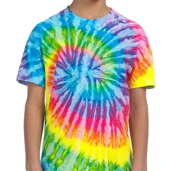 Tie-Dye Youth 5.4 Oz., 100% Cotton Tie-Dyed T-Shirt