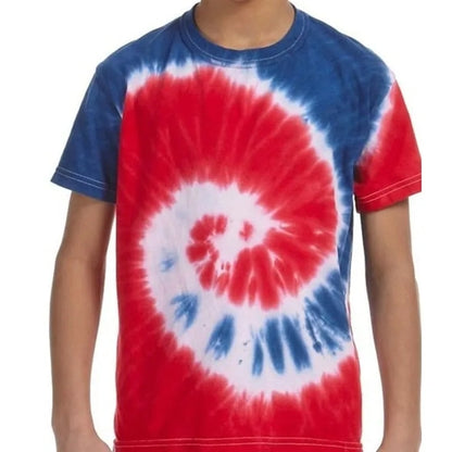 Tie-Dye Youth 5.4 Oz., 100% Cotton Tie-Dyed T-Shirt