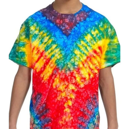 Tie-Dye Youth 5.4 Oz., 100% Cotton Tie-Dyed T-Shirt