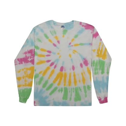 Tie-Dye 5.4 Oz., 100% Cotton Long-Sleeve Tie-Dyed T-Shirt