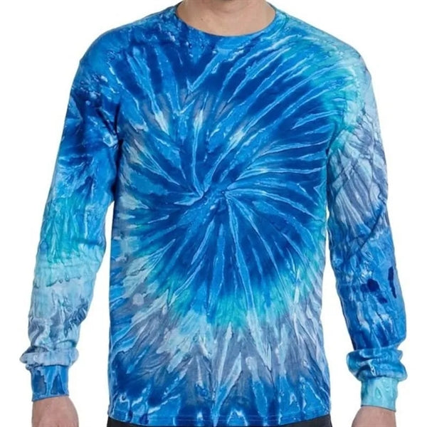 Tie-Dye 5.4 Oz., 100% Cotton Long-Sleeve Tie-Dyed T-Shirt