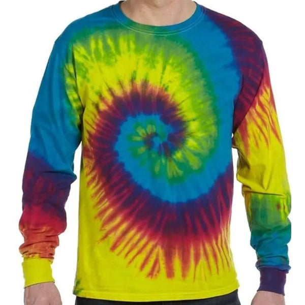 Tie-Dye 5.4 Oz., 100% Cotton Long-Sleeve Tie-Dyed T-Shirt