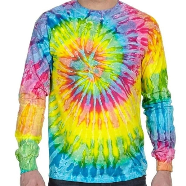 Tie-Dye 5.4 Oz., 100% Cotton Long-Sleeve Tie-Dyed T-Shirt