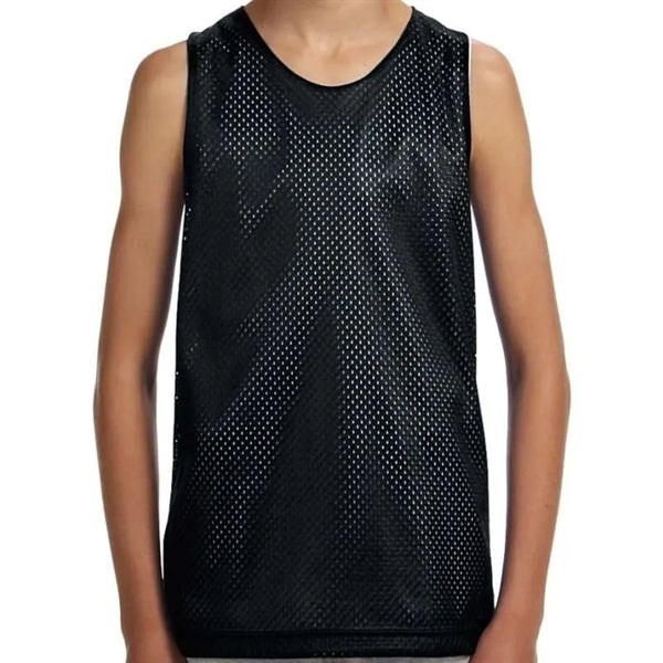 A4 Youth Reversible Mesh Tank Top