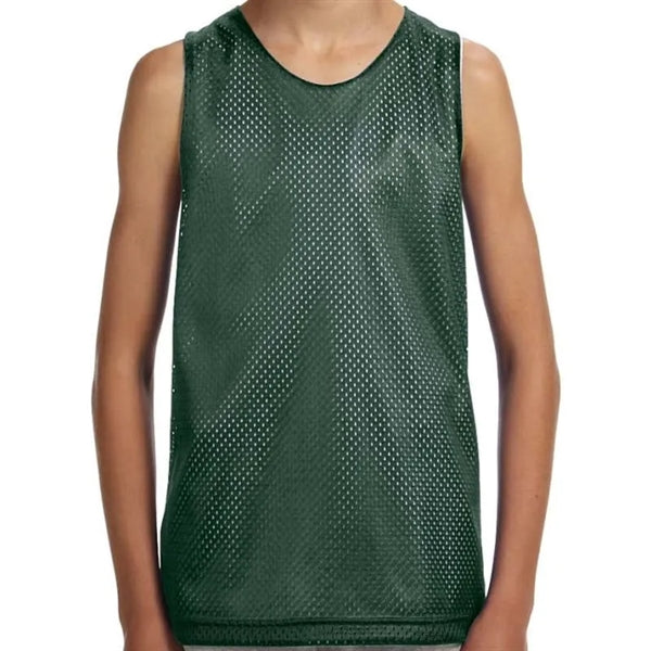 A4 Youth Reversible Mesh Tank Top